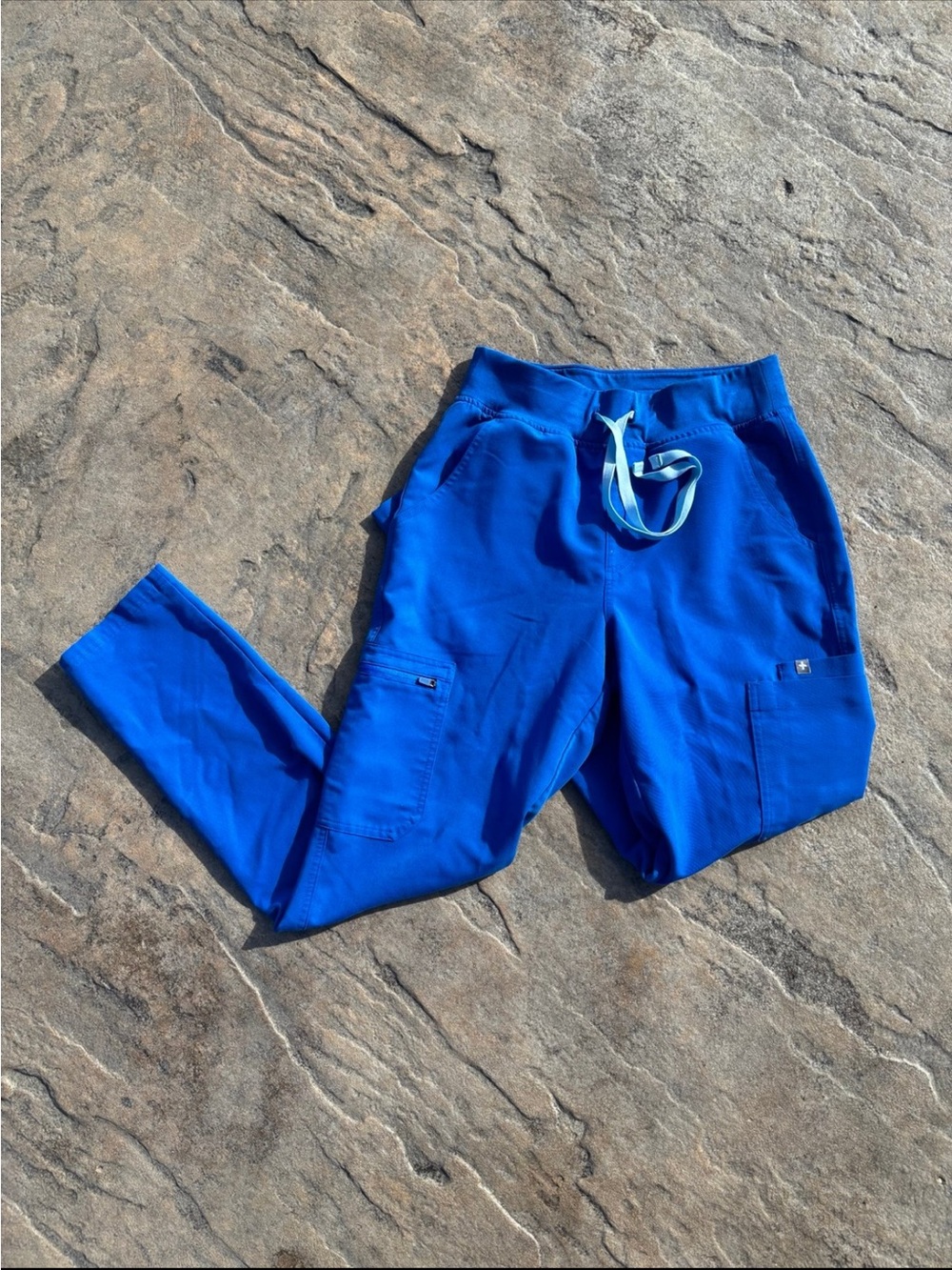 Figs Royal Blue Cargo Joggers